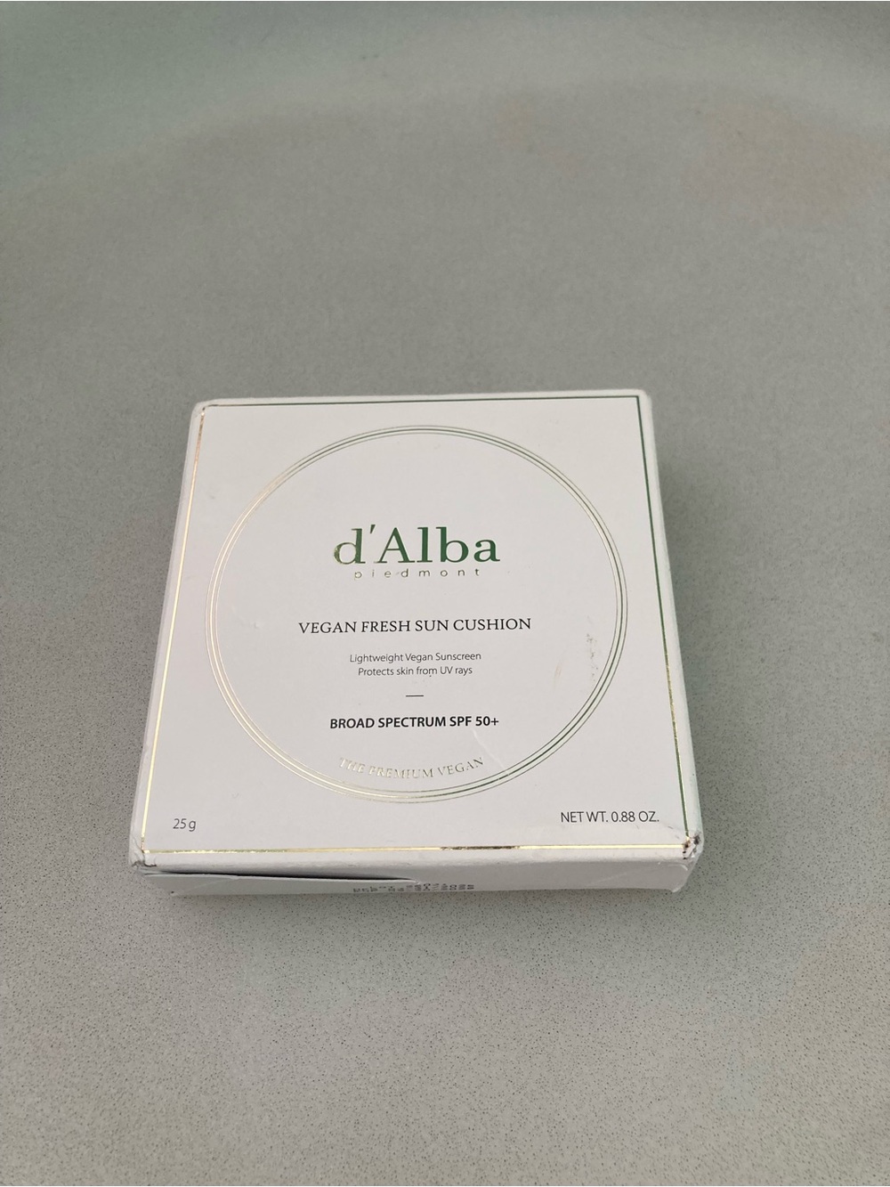D’alba piedmont Vegan Fresh Sun Cushion SPF 50+ - White